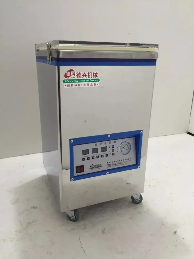 SU-600 Double vacuum pump Double sealing type food vacuum packaging machine, tea Meat cooked food dry goods home vacuum sealing