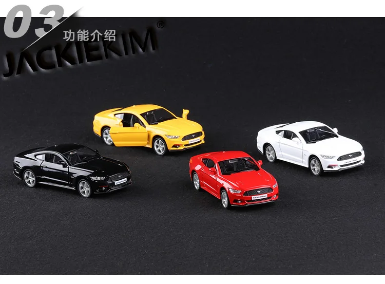 Игрушечные машинки Ford Mustang 1:36 Масштаб из металлического сплава с высокой