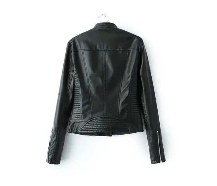 Очень хорошее качество кожаная куртка женская из искусственной кожи куртка|women