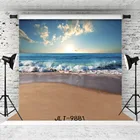 Виниловый фон для фотосъемки с морским пляжем и волнами на свадьбу для детей и новорожденных