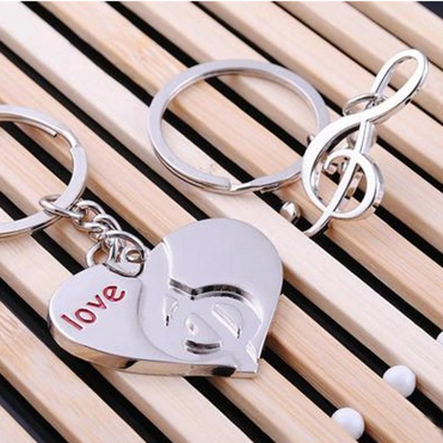 Модные креативные ювелирные Брелоки для ключей с музыкальным инструментом