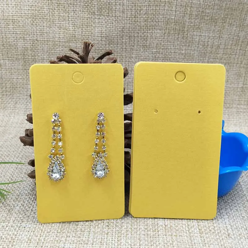 Новинка 2017 самодельные серьги из крафт бумаги для 1 пары 5 Х9 см