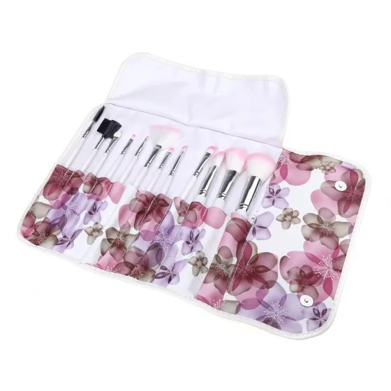 Reckmoon Профессиональный 12 шт. Макияж Расчёски для волос Косметика Кисточки