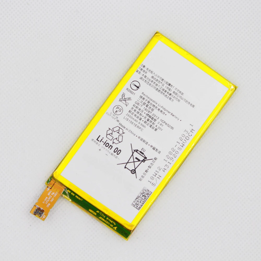 2 шт./лот 2600 мАч Мобильный телефон батареи LIS1561ERPC для Sony Xperia Z3 компактный Z3c мини D5803