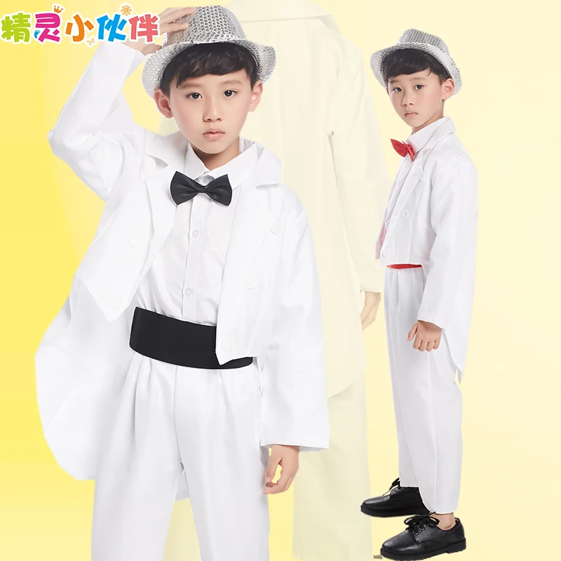 Смокинг для мальчиков костюм фортепиано костюмы мага сцены детские свадьбы