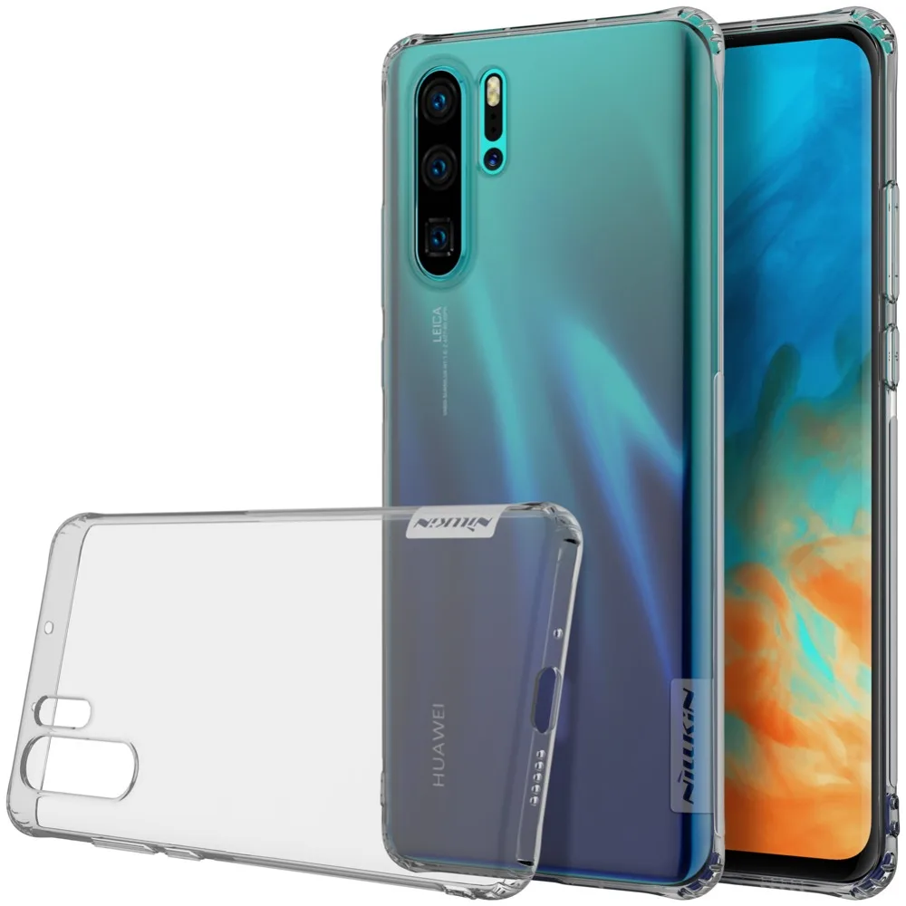 Grey Nillkin TPU Ультратонкий чехол для телефона s для huawei Honor 9 P20 P30 Pro P20 P30 Lite Nilkin силиконовый чехол кристально чистый чехол - Цвет: Grey