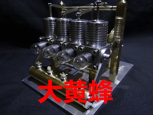 Многоцилиндровая Модель двигателя миниатюрный генератор качественные