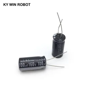 Алюминиевый электролитический конденсатор frekuensi tinggi, 100 мкФ, 160 в, 13 х20 мм, 5 шт.