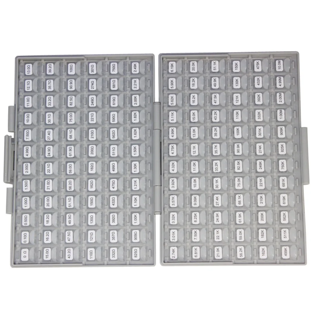 AideTek SMD SMT1206 1% Резистор Комплект E96 Ассорти 14400 шт BOX-ALL10Mresistor коробка для хранения пластиковая часть коробка lablesR12E24100