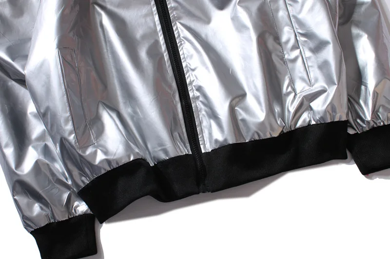

Dropshipping Windbreaker Jackets Autumn New Streetwear Fashion Hip hop nightclub punk Jacket Men Hooded Patchwork top Coats