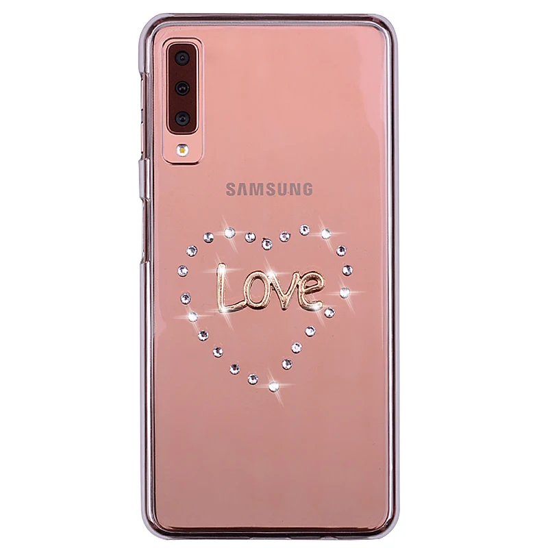 Блестящий Алмазный чехол для Samsung Galaxy A9 J8 A7 2018 A750 A920 A50 A20 A10 A30 A70 S8 s9 J4 J6 PLUS Note 8 9 C9 PRO