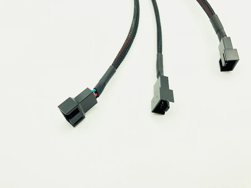 5 шт. 4-контактный разделитель кабеля от 1 до 3 PWM 4 P разъем 3/4 контактов вентилятор