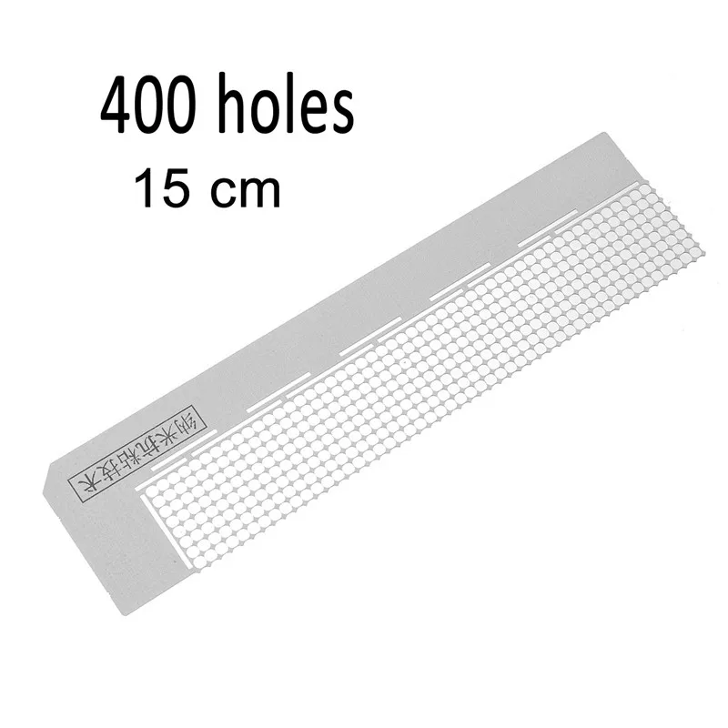 400 holes 15cm Алмазная живопись, аксессуары, инструменты, Раскрашивание бриллиантов, точечная линейка, сверление в точку, Diy инструменты, стразы, алмазная вышивка - Цвет: 400 holes 15cm