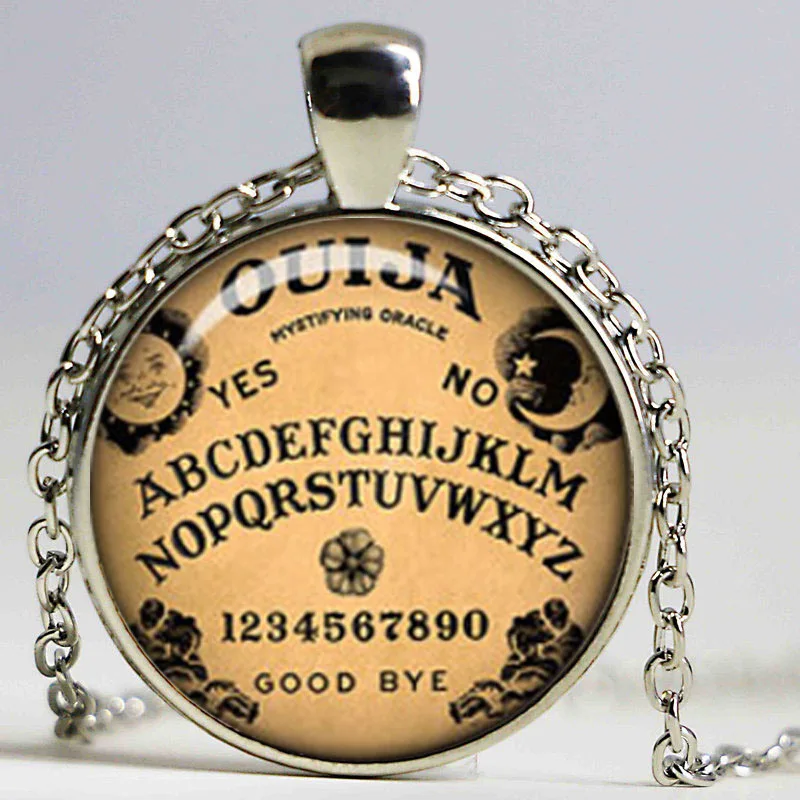 Ouija подвеска доска ожерелье стеклянный купол Подвеска Ожерелье | Украшения и