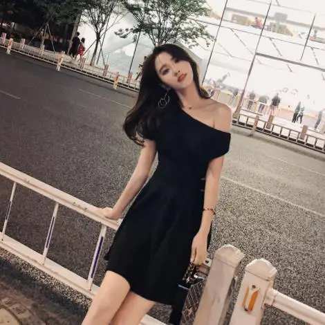 Женское винтажное платье с коротким рукавом готическое Бандажное V образным