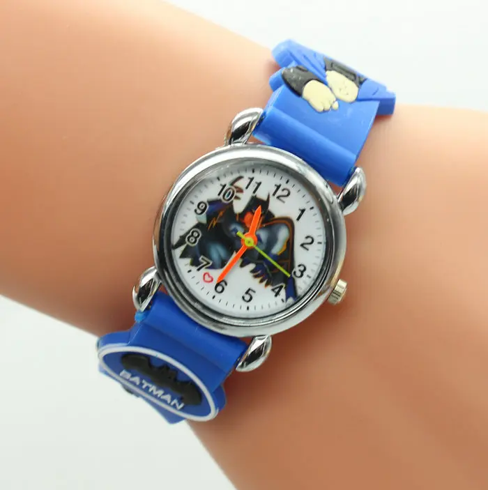 1 шт. Новое поступление часы в стиле Бэтмен 3D мультфильм детские игрушки