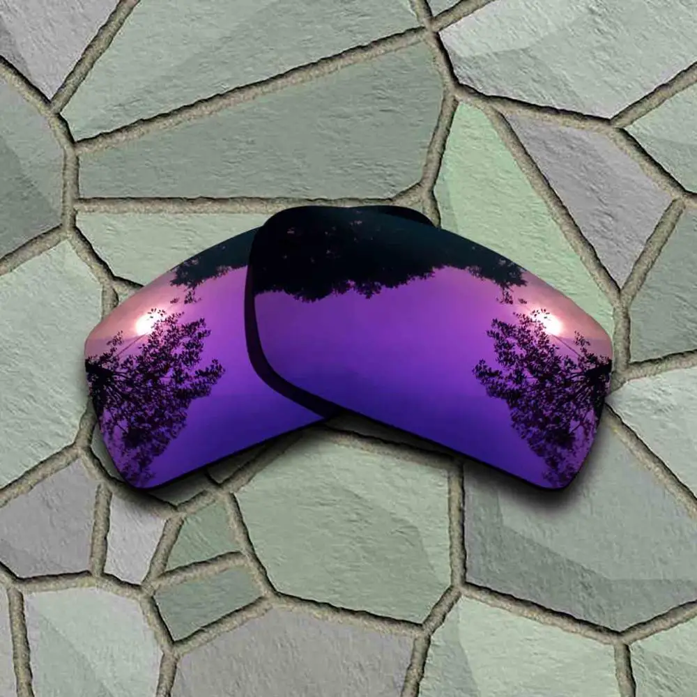 Purple Солнцезащитные очки поляризационные Сменные линзы для Окли полукуртка 2,0-разновидности - Цвет линз: Purple