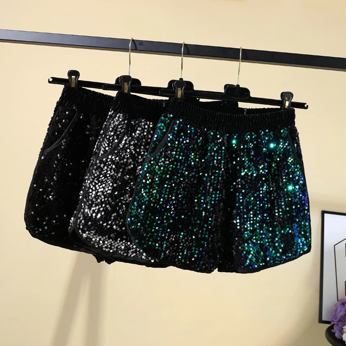 Nevettle сексуальные Клубные шорты с блестками высококачественные удобные женские