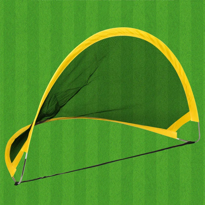 Горячие 2 шт футбольные ворота с сеткой набор складные тренировочные чистая