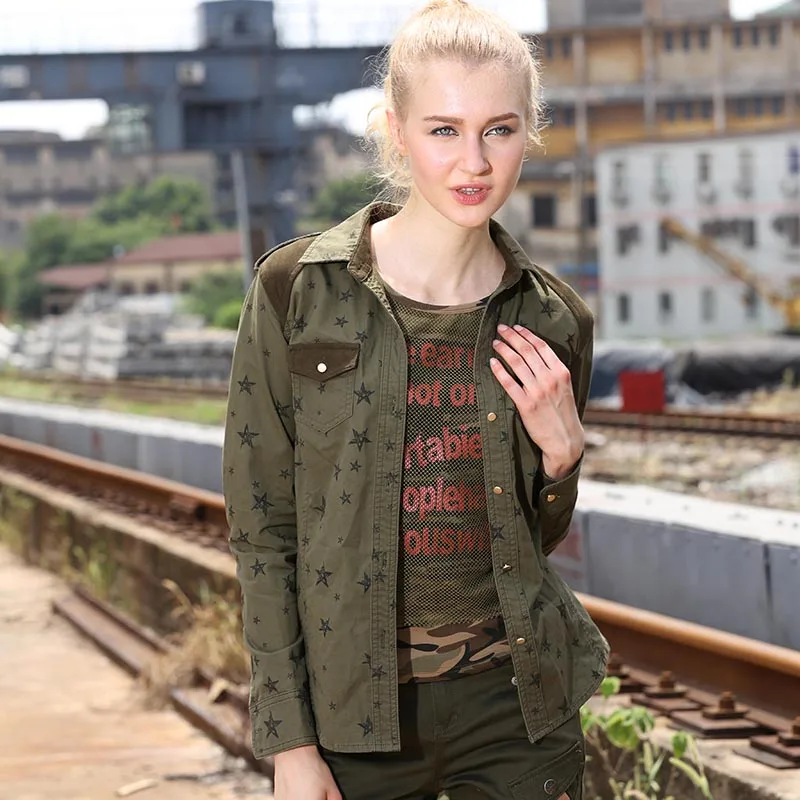 Рубашка женская осенняя повседневная хлопковая с длинным рукавом отложным