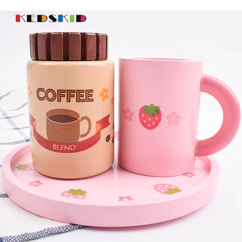 Деревянная игрушка игровой домик кастрюля овощной горячий горшок розовый кухонный подарок на день рождения Рождественский подарок кухонная посуда игрушки