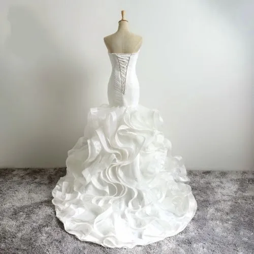 Элегантный вырез лодочкой Русалка богемное свадебное платье 2021 Vestido De Noiva с