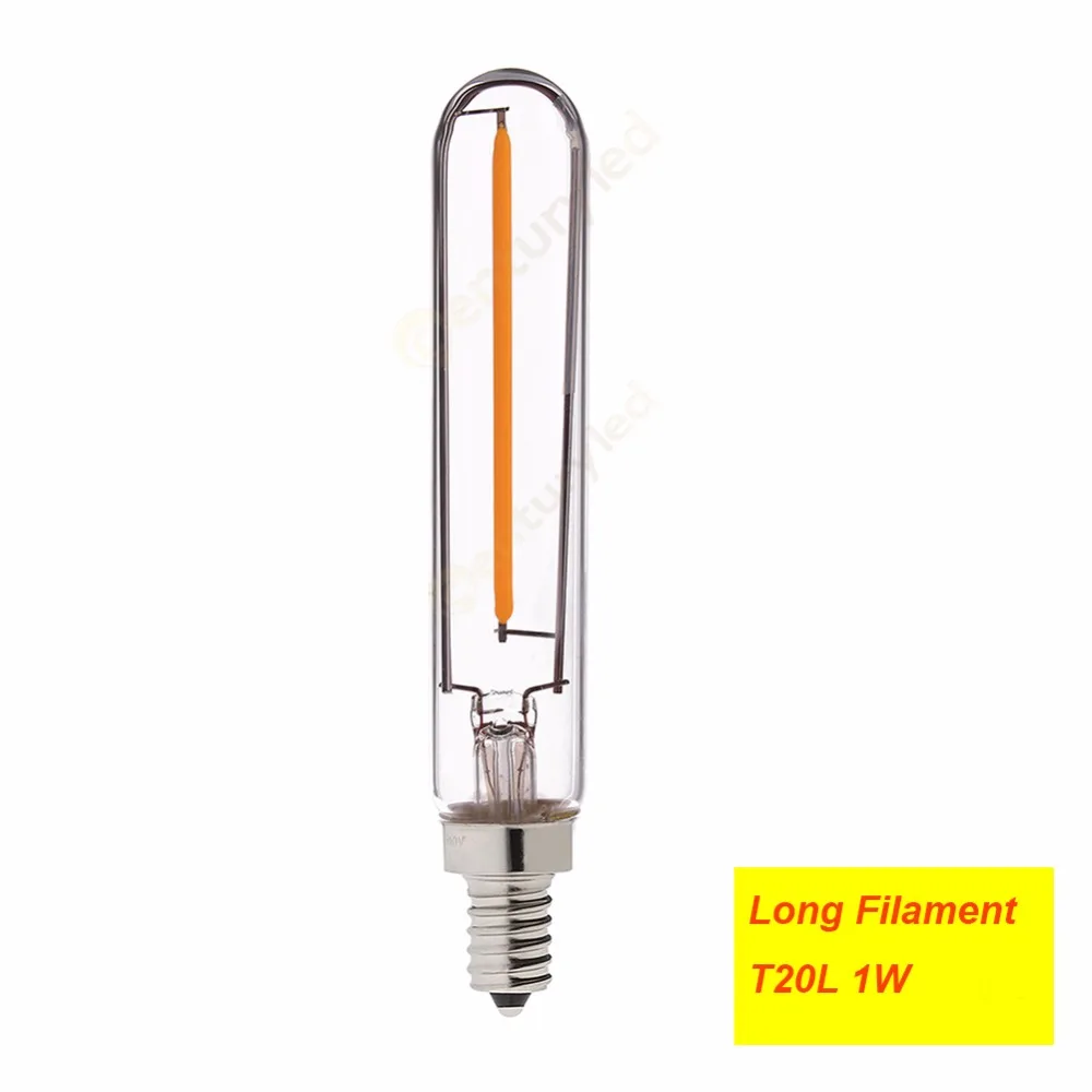Светодиодная лампочка с нитью накаливания Grensk T20 G9 LED 1 Вт 2 E12 E14 110 В 220 в теплый 2200K