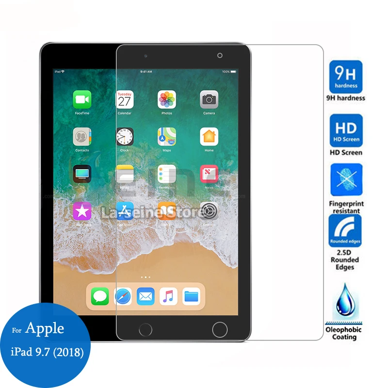 Защитная пленка для экрана из закаленного стекла Apple iPad 9 7 2018 9h A1893 | Мобильные