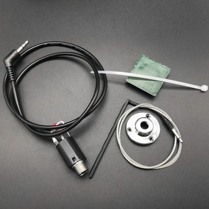 4 Band Acoustic Guitar Preamp with Microhone Folk Guitarra Piezo Pickup Equalizer with Tuner Guitar Accessories Free Shipping