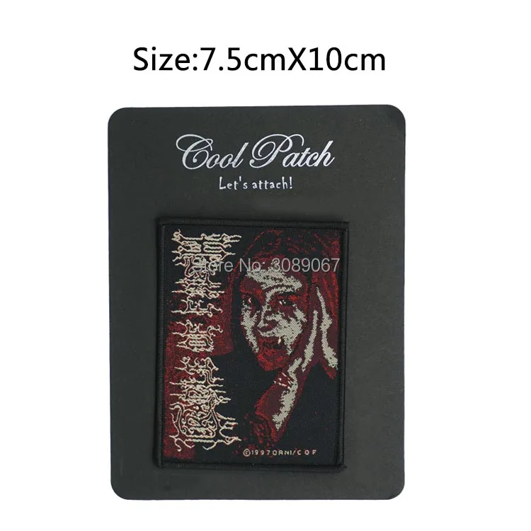 4 &quotколыбели грязи солист Господа Dani вампира вышитая музыкальная группа с