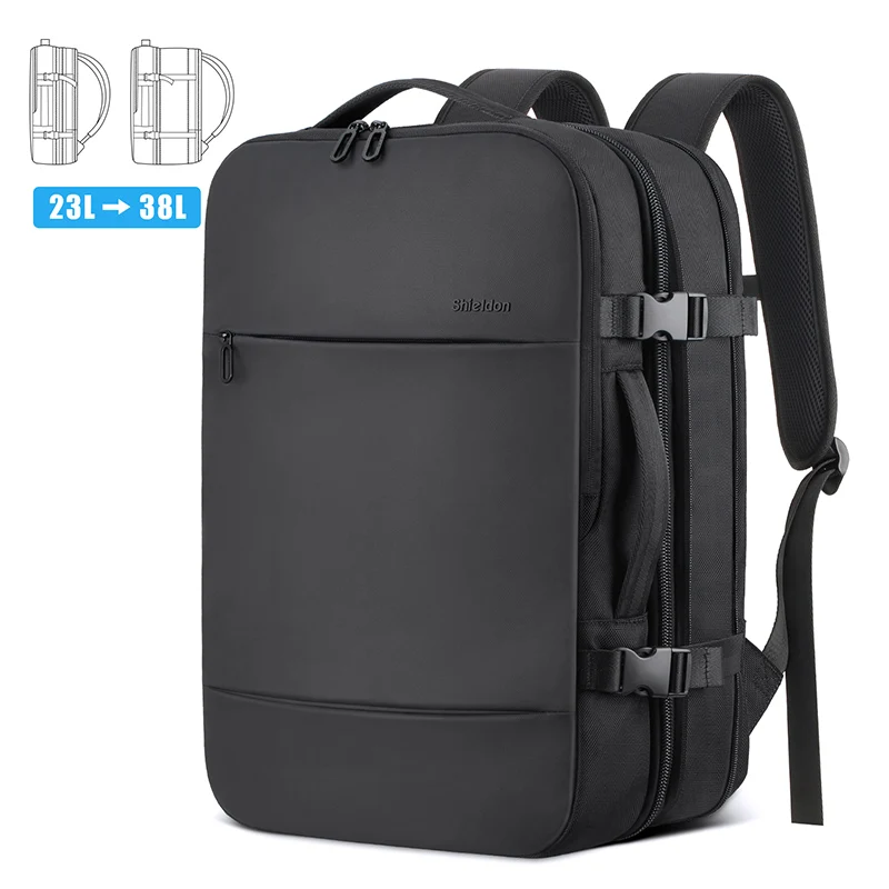 SHIELDON рюкзак для ноутбука расширяемый 23L-38L переносная Противоугонная