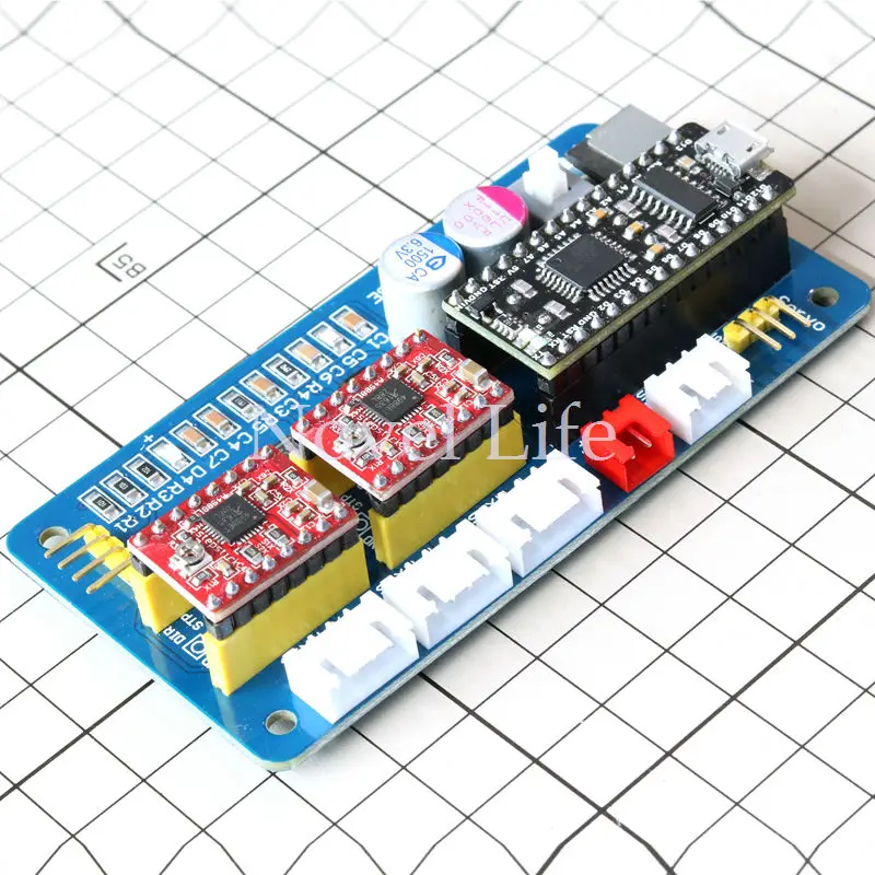 EleksMaker Mana SE USB ЧПУ 2 оси шагового двигателя плата DIY Лазерный гравер гравировка