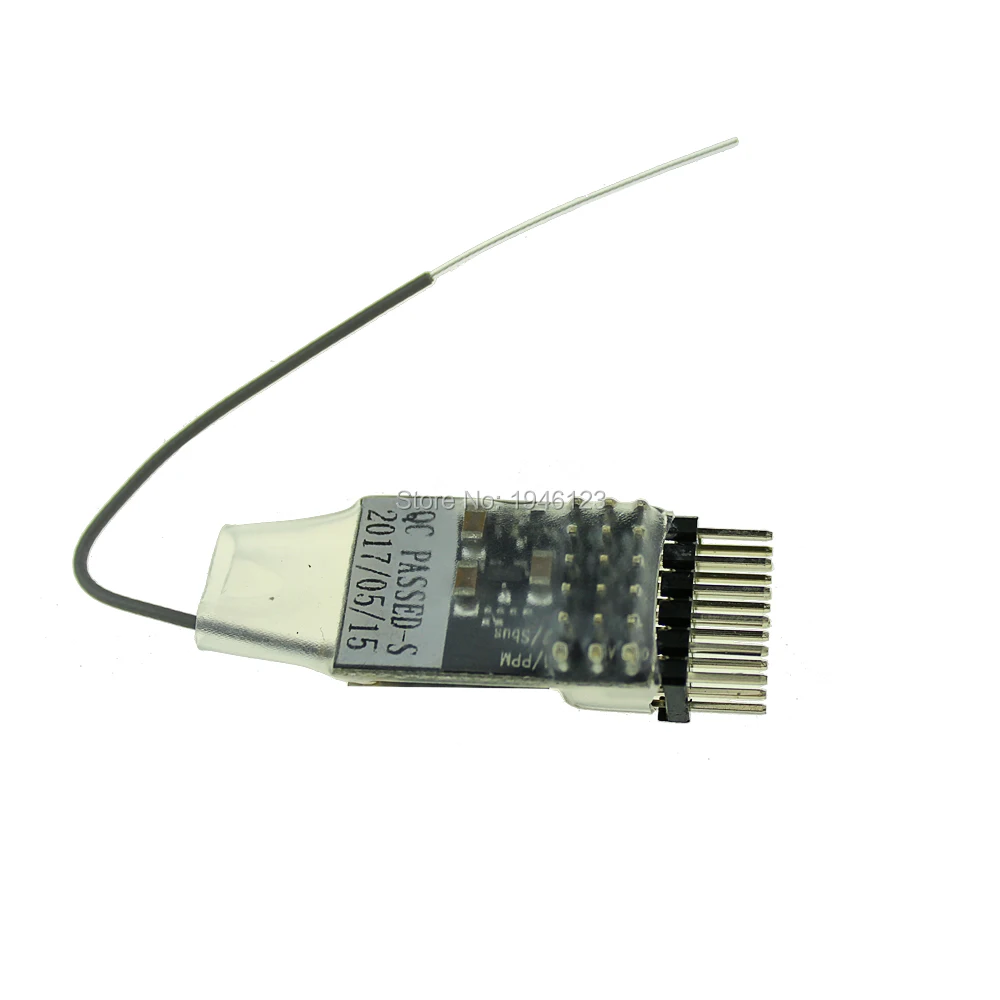 Радиоприемник R6DS 2 4G 6CH PPM PWM SBUS выход совместимый с передатчиком AT9 AT10 (обновленный