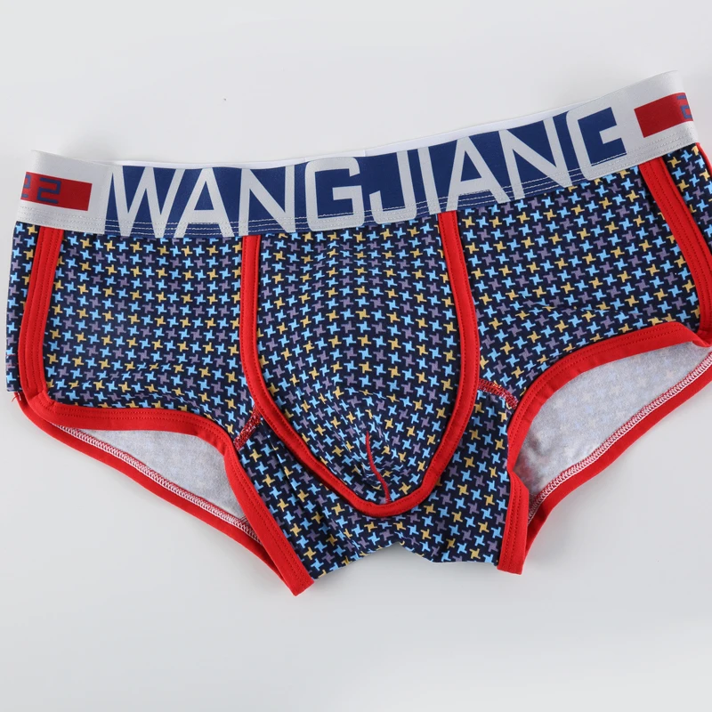 2018 Для мужчин шорты-боксеры сексуальное нижнее белье бренда боксеры WJ Cueca хлопок