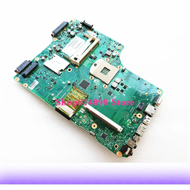 

Материнская плата для ноутбука Toshiba Satellite A500 A505 1310A2338704 V000198160, материнская плата HM55 DDR3 с графическим слотом