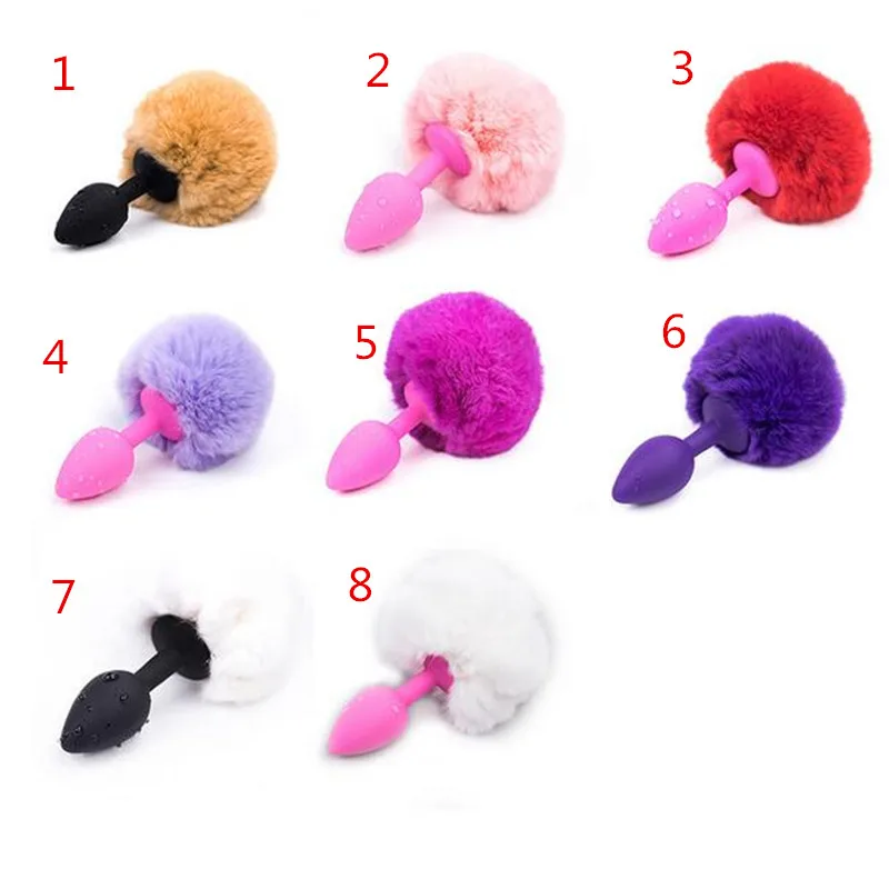 Новинка 3 шт. сексуальный милый плюшевый шар Анальная пробка хвост БДСМ игрушки