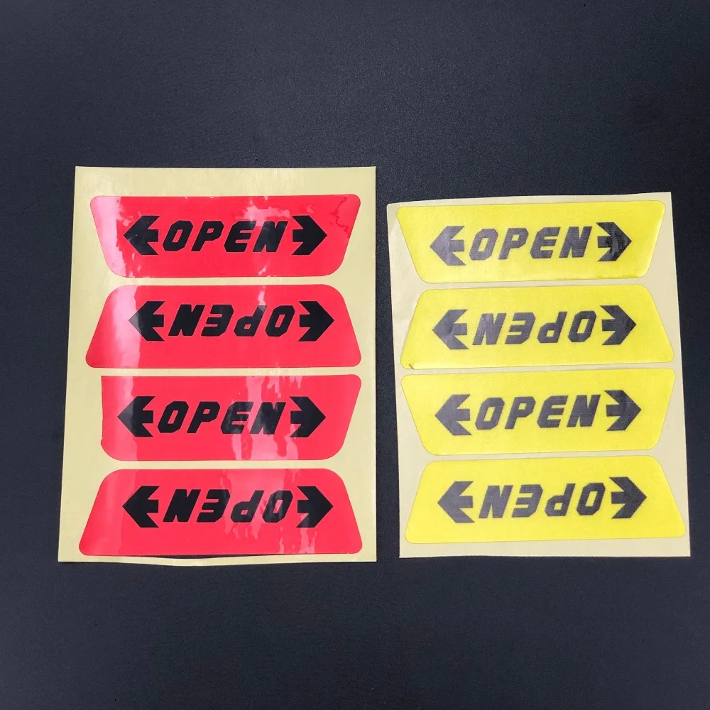 Открыто на автомобильную дверь Предупреждение Стикеры чехол для Cadillac CTS XTS SRX ats CT6