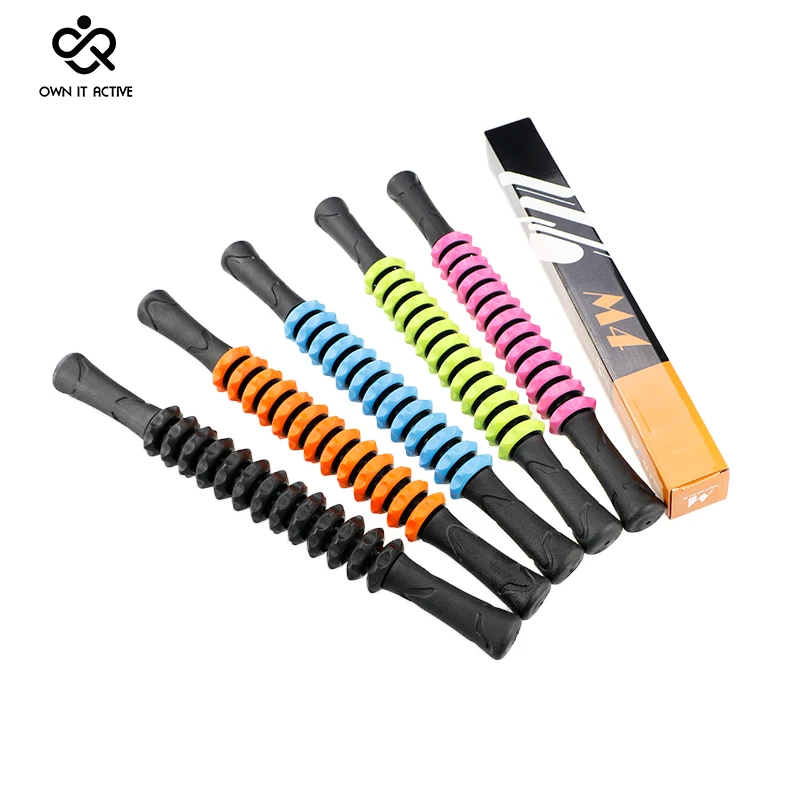 

Spiky Ponit Yoga Massage Roller Stick Leg Back Relax Foam Roller Muscle Relieve Yoga Block Fitness Pilates Equipment M019