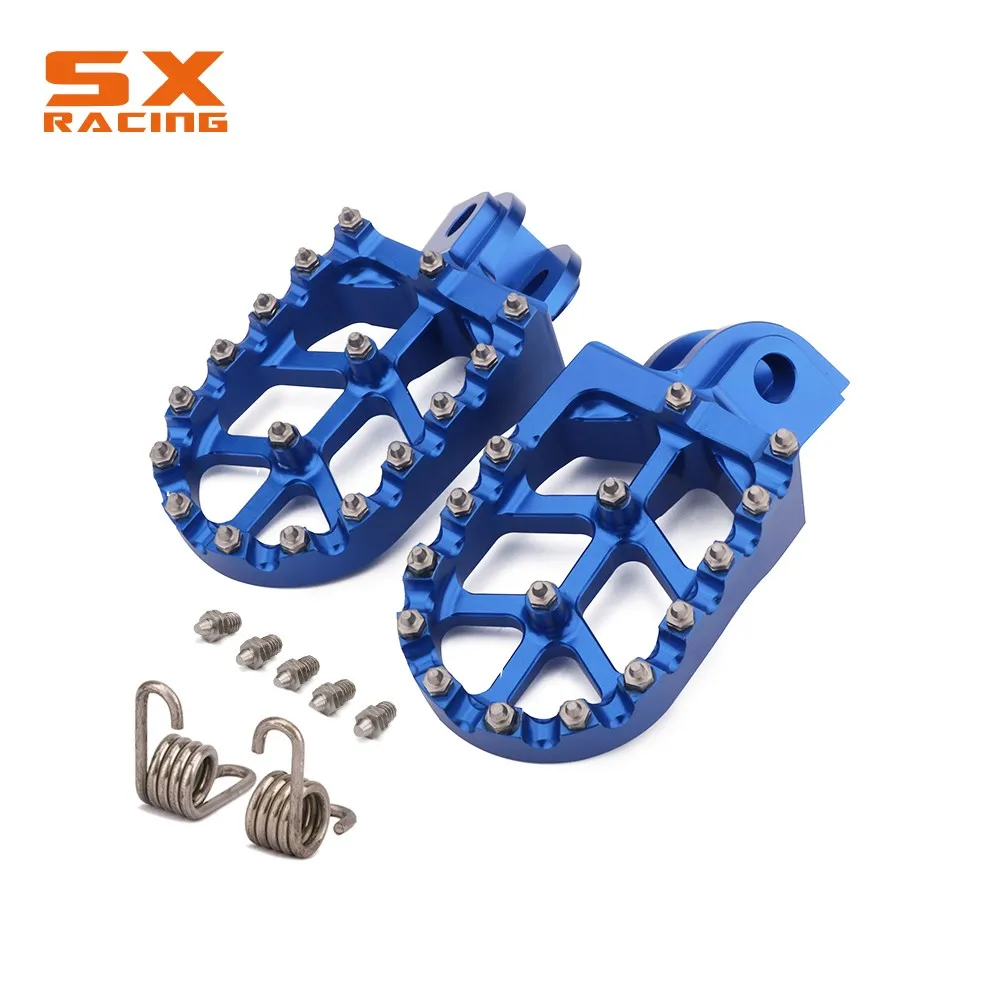 Мотоцикл Алюминий подножки подножек педали для ног KTM SX EXC SX SXS SXF XCW шесть день 125 150 250 350 450 525 530