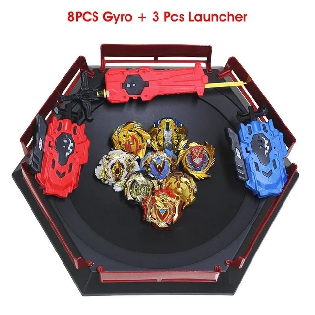 Bey Bay Burst игрушка на руль пусковая установка и арена лезвие Лезвия Металл Fusion Бог вращающийся верх Bey Blade лезвие игрушка Новинка - Цвет: C05 8pcs
