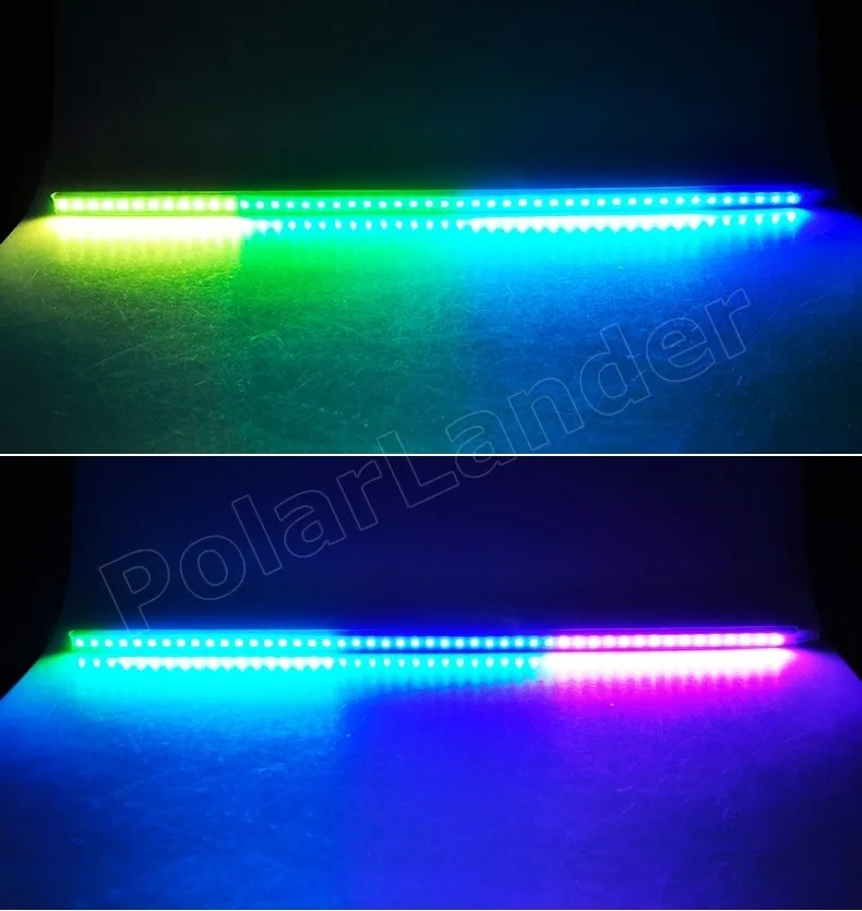 2 шт. 56 см автомобильный рыцарь всадник вспышка Стробоскопическая полоса 48Led