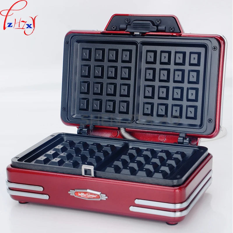 

electric home mini waffle machine DIY breakfast waffle machine baking tools baked cake machine 220V 750W 1pc