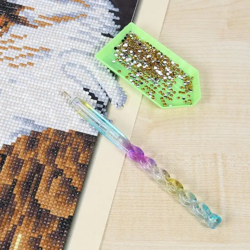 5D DIY Diamond Painting Point Drill Pen Cross Stitch Embroidery Mosaic Tool Rhinestone Drilling Pen Diamond Painting Tool