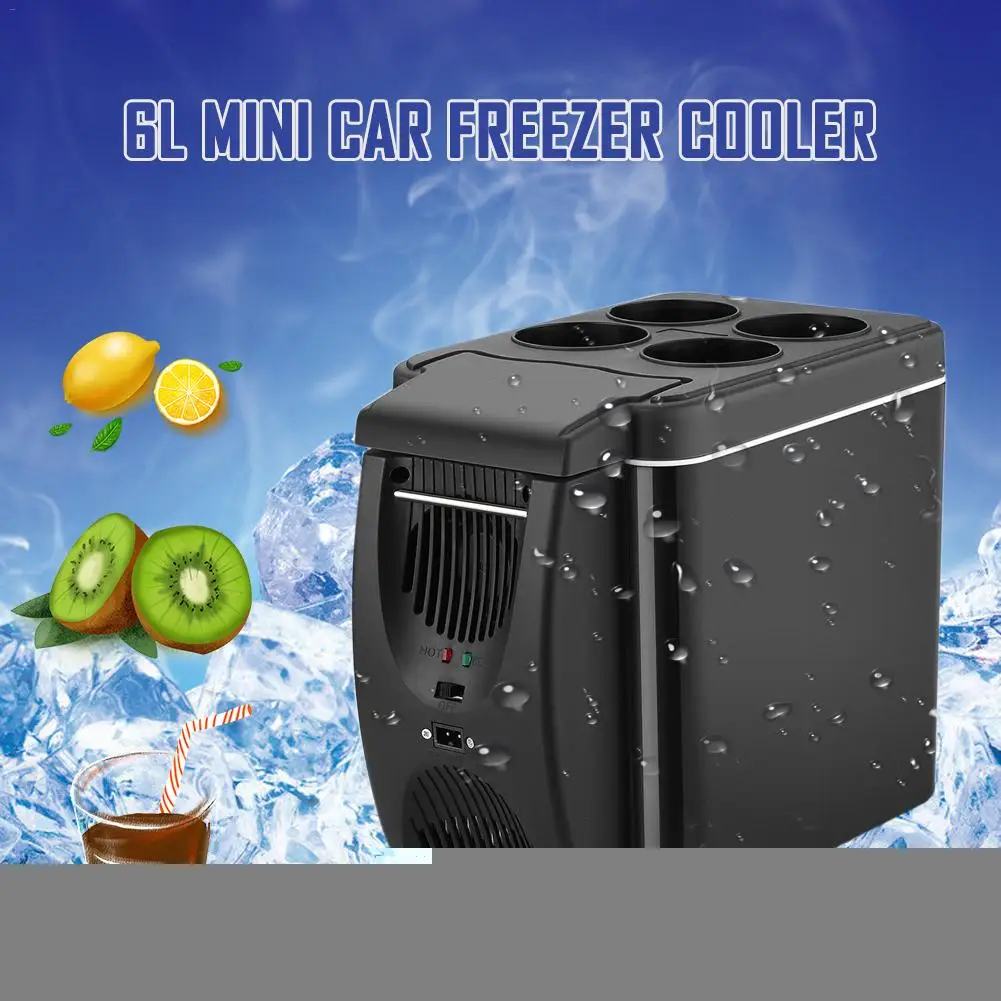 12V холодильник с морозильной камерой нагреватель 6L автомобильный мини-морозильник кулер теплее, электрический холодильник Портативный Путешествия Холодильник