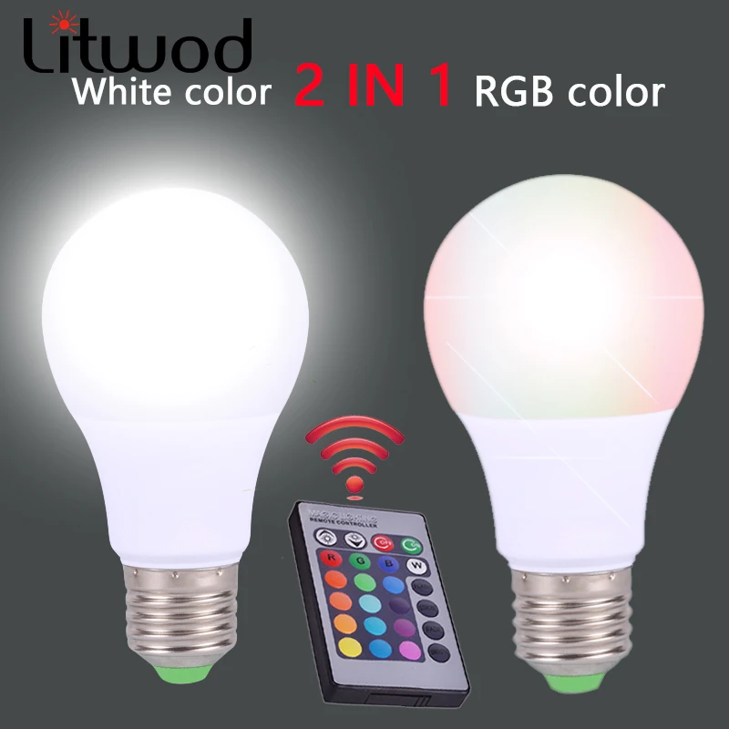 Litwod светодиодный светильник E27 220 В 240 умный IC реальная мощность 3 12 Вт шаровая