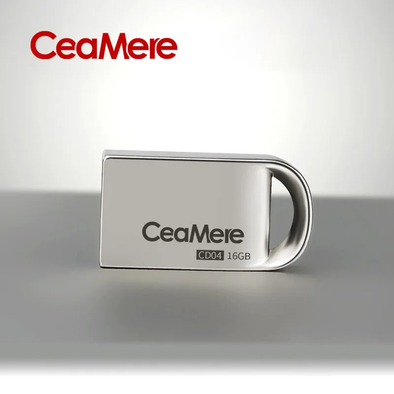 USB флеш накопитель Ceamere CD04 8 ГБ/16 ГБ/32 ГБ/64 ГБ мини металлический Pendrive 2 0 диск 1 ГБ/2