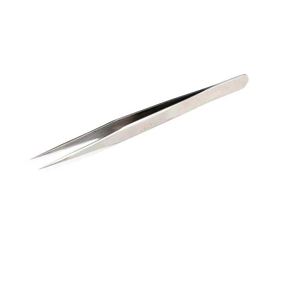 M-Straight-1pc Лучше всего пинцет для бровей 1/2 шт набор пинцетов для индивидуальных и 3D-6D объем ресниц 9 лунок расходные материалы для наращивания ресниц, инструмент для макияжа - Цвет: M-Straight-1pc