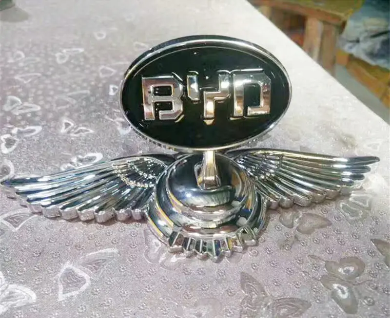 b Автомобильный Стайлинг цинковый сплав Авто Наклейка Эмблема для BYD логотип автомобиля значок наклейка для BYD F0 F3 G6 S6 Song Yuan Qin Tang Surui F6 13 - Название цвета: b