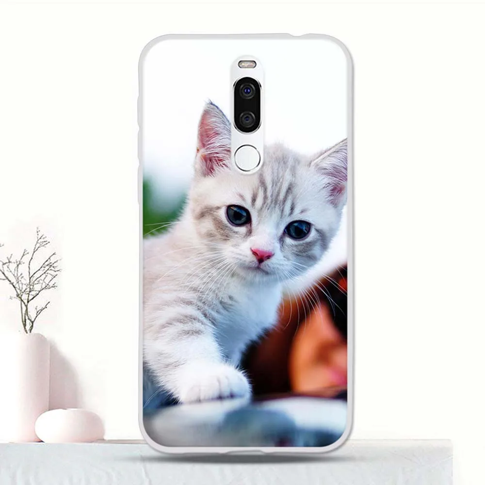 Силиконовый чехол с принтом для Meizu X8, задняя защитная крышка из ТПУ для Meizu X8, чехол-бампер для Meizu X 8, чехол-накладка