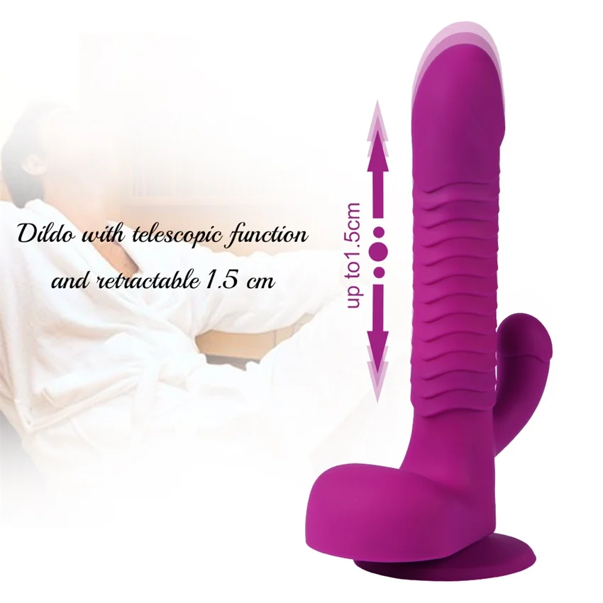 MLSice G spot вибратор в виде фаллоимитатора для Для женщин клиторальный и анальная